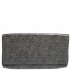 Flash Sale ✔️ Stella McCartney Grey Faux Croc Leather Oversized Flap Clutch For 👩 Women ✔️ -Stella McCartney Shop luxury women stella mccartney used handbags p520850 005