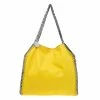 Budget 💯 Stella McCartney Yellow Faux Leather Small Falabella Tote For 👩 Women 💯 -Stella McCartney Shop luxury women stella mccartney used handbags p52489 001