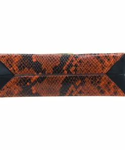 Deals 🔥 Stella McCartney Orange Faux Python Mini Beckett Crossbody Bag For 👩 Women ✨ -Stella McCartney Shop luxury women stella mccartney used handbags p52588 005