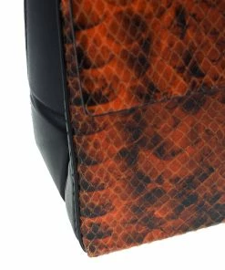 Deals 🔥 Stella McCartney Orange Faux Python Mini Beckett Crossbody Bag For 👩 Women ✨ -Stella McCartney Shop luxury women stella mccartney used handbags p52588 010