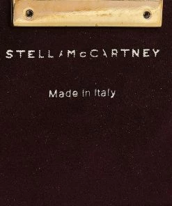 Brand new ✨ Stella McCartney Yellow Metallic Faux Leather Beckett Envelope Clutch For 👩 Women 🥰 -Stella McCartney Shop luxury women stella mccartney used handbags p527909 006