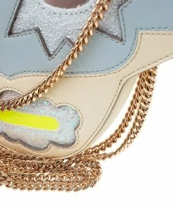 Wholesale 😀 Stella McCartney Powder Blue/Yellow Faux Leather Superstellaheros Crossbody Bag For 👩 Women 🥰 -Stella McCartney Shop luxury women stella mccartney used handbags p53305 009