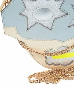Wholesale 😀 Stella McCartney Powder Blue/Yellow Faux Leather Superstellaheros Crossbody Bag For 👩 Women 🥰 -Stella McCartney Shop luxury women stella mccartney used handbags p53305 010