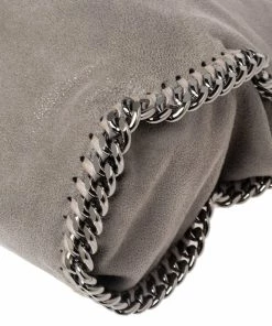 Promo ✨ Stella McCartney Grey Faux Suede Mini Falabella Tote For 👩 Women ✔️ -Stella McCartney Shop luxury women stella mccartney used handbags p534803 004