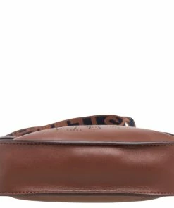 Best deal 🥰 Stella McCartney Brown Faux Leather Logo Shoulder Bag For 👩 Women ⭐ -Stella McCartney Shop luxury women stella mccartney used handbags p537223 009
