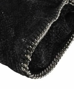 Top 10 ⭐ Stella McCartney Black Sequence Small Falabella Tote For 👩 Women 😍 -Stella McCartney Shop luxury women stella mccartney used handbags p537522 006