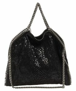 Top 10 ⭐ Stella McCartney Black Sequence Small Falabella Tote For 👩 Women 😍