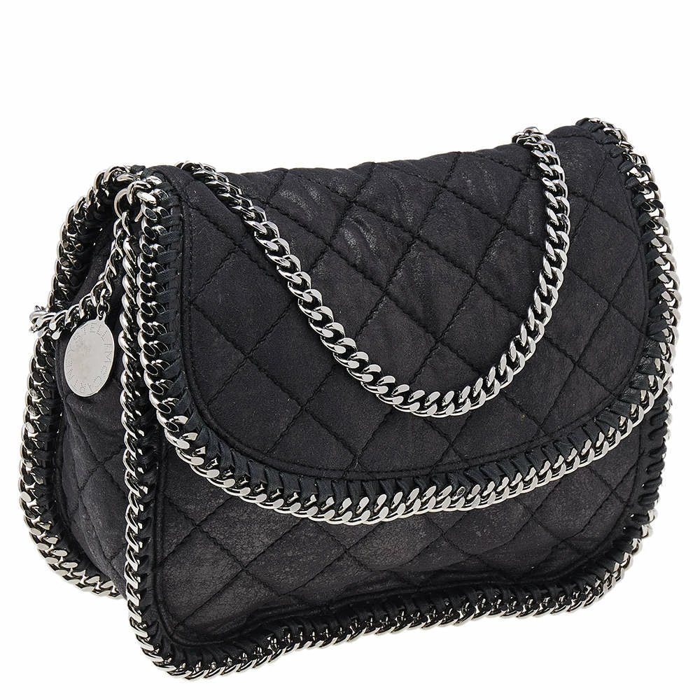Outlet ๐ฅ Stella McCartney Black Faux Quilted Leather Falabella Shoulder Bag For ๐ฉ Women ๐ฅฐ 5 Outlet ๐ฅ Stella McCartney Black Faux Quilted Leather Falabella Shoulder Bag For ๐ฉ Women ๐ฅฐ - Image 3