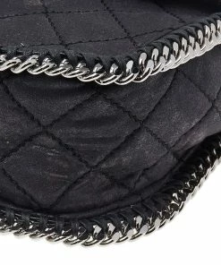Outlet ๐ฅ Stella McCartney Black Faux Quilted Leather Falabella Shoulder Bag For ๐ฉ Women ๐ฅฐ 25 Outlet ๐ฅ Stella McCartney Black Faux Quilted Leather Falabella Shoulder Bag For ๐ฉ Women ๐ฅฐ -Stella McCartney Shop luxury women stella mccartney used handbags p537752 006