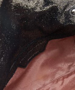 New 🌟 Stella McCartney Metallic Black Faux Leather Fringe Fallabella Crossbody Bag For 👩 Women 😍 -Stella McCartney Shop luxury women stella mccartney used handbags p542590 010