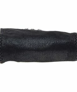 Best Pirce 🧨 Stella McCartney Black Faux Leather Tiny Falabella Shoulder Bag For 👩 Women ✨ -Stella McCartney Shop luxury women stella mccartney used handbags p550061 005