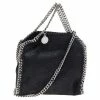 Best Pirce 🧨 Stella McCartney Black Faux Leather Tiny Falabella Shoulder Bag For 👩 Women ✨