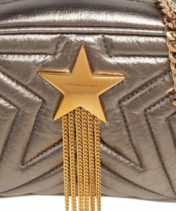 Wholesale ๐งจ Stella McCartney Metallic Olive Green Quilted Faux Leather Stella Star Crossbody Bag For ๐ฉ Women ๐ 17 Wholesale ๐งจ Stella McCartney Metallic Olive Green Quilted Faux Leather Stella Star Crossbody Bag For ๐ฉ Women ๐ -Stella McCartney Shop luxury women stella mccartney used handbags p561591 008