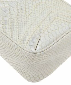 Brand new 😀 Stella McCartney White Python Embossed Faux Leather Star Crossbody Bag For 👩 Women 💯 -Stella McCartney Shop luxury women stella mccartney used handbags p561629 007