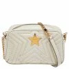 Brand new 😀 Stella McCartney White Python Embossed Faux Leather Star Crossbody Bag For 👩 Women 💯 -Stella McCartney Shop luxury women stella mccartney used handbags p561629 009