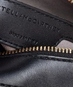 Brand new ❤️ Stella McCartney Black Quilted Faux Leather Stella Star Crossbody Bag For 👩 Women 💯 -Stella McCartney Shop luxury women stella mccartney used handbags p561655 002