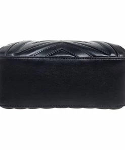 Brand new ❤️ Stella McCartney Black Quilted Faux Leather Stella Star Crossbody Bag For 👩 Women 💯 -Stella McCartney Shop luxury women stella mccartney used handbags p561655 009