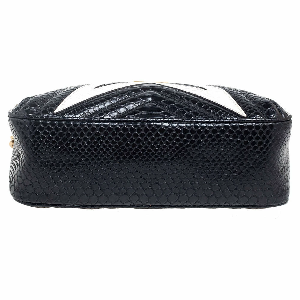 Best Sale ๐ Stella McCartney White/Black Python Embossed Faux Leather Star Crossbody Bag For ๐ฉ Women ๐ฅฐ 8 Best Sale ๐ Stella McCartney White/Black Python Embossed Faux Leather Star Crossbody Bag For ๐ฉ Women ๐ฅฐ - Image 6
