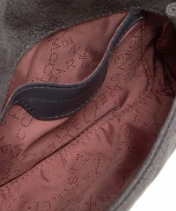 Deals 💯 Stella McCartney Grey Quilted Faux Suede Studded Falabella Flap Shoulder Bag For 👩 Women 🎁 -Stella McCartney Shop luxury women stella mccartney used handbags p561666 012