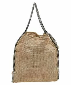 Outlet 🎉 Stella McCartney Beige Tweed Falabella Tote For 👩 Women ✨ -Stella McCartney Shop luxury women stella mccartney used handbags p562093 006