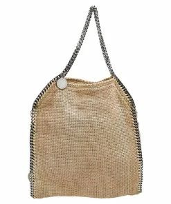 Outlet ๐ Stella McCartney Beige Tweed Falabella Tote For ๐ฉ Women โจ