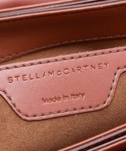 Discount 😉 Stella McCartney Copper/Tan Woven Faux Leather Falabella Box Shoulder Bag For 👩 Women ❤️ -Stella McCartney Shop luxury women stella mccartney used handbags p562387 004
