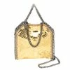 Discount ❤️ Stella McCartney Gold Faux Python Leather Tiny Falabella Tote For 👩 Women 😀 -Stella McCartney Shop luxury women stella mccartney used handbags p565540 008