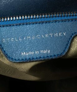 Best reviews of 🎉 Stella McCartney Blue Faux Leather Small Falabella Tote For 👩 Women 💯 -Stella McCartney Shop luxury women stella mccartney used handbags p569870 004