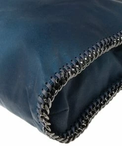 Best reviews of 🎉 Stella McCartney Blue Faux Leather Small Falabella Tote For 👩 Women 💯 -Stella McCartney Shop luxury women stella mccartney used handbags p569870 009