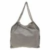 Best deal ❤️ Stella McCartney Grey Shimmer Faux Suede Small Falabella Tote For 👩 Women 🛒 -Stella McCartney Shop luxury women stella mccartney used handbags p570756 007