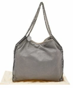 Best deal โค๏ธ Stella McCartney Grey Shimmer Faux Suede Small Falabella Tote For ๐ฉ Women ๐ 21 Best deal โค๏ธ Stella McCartney Grey Shimmer Faux Suede Small Falabella Tote For ๐ฉ Women ๐ -Stella McCartney Shop luxury women stella mccartney used handbags p570756 010