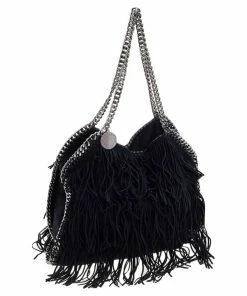 Coupon 🔔 Stella McCartney Black Faux Suede Falabella Tote For 👩 Women 😉 15 Coupon 🔔 Stella McCartney Black Faux Suede Falabella Tote For 👩 Women 😉 -Stella McCartney Shop luxury women stella mccartney used handbags p573066 007