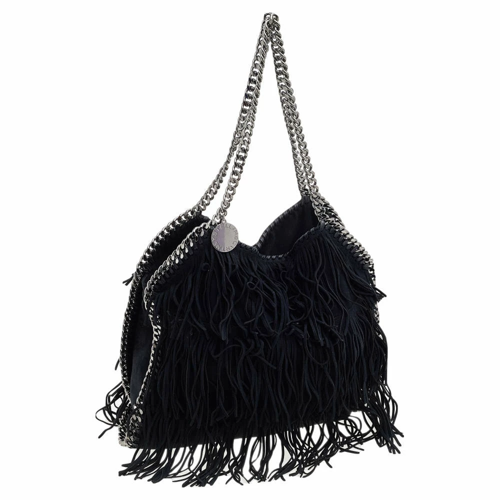 Coupon 🔔 Stella McCartney Black Faux Suede Falabella Tote For 👩 Women 😉 5 Coupon 🔔 Stella McCartney Black Faux Suede Falabella Tote For 👩 Women 😉 - Image 3