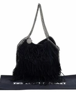 Coupon 🔔 Stella McCartney Black Faux Suede Falabella Tote For 👩 Women 😉 21 Coupon 🔔 Stella McCartney Black Faux Suede Falabella Tote For 👩 Women 😉 -Stella McCartney Shop luxury women stella mccartney used handbags p573066 008
