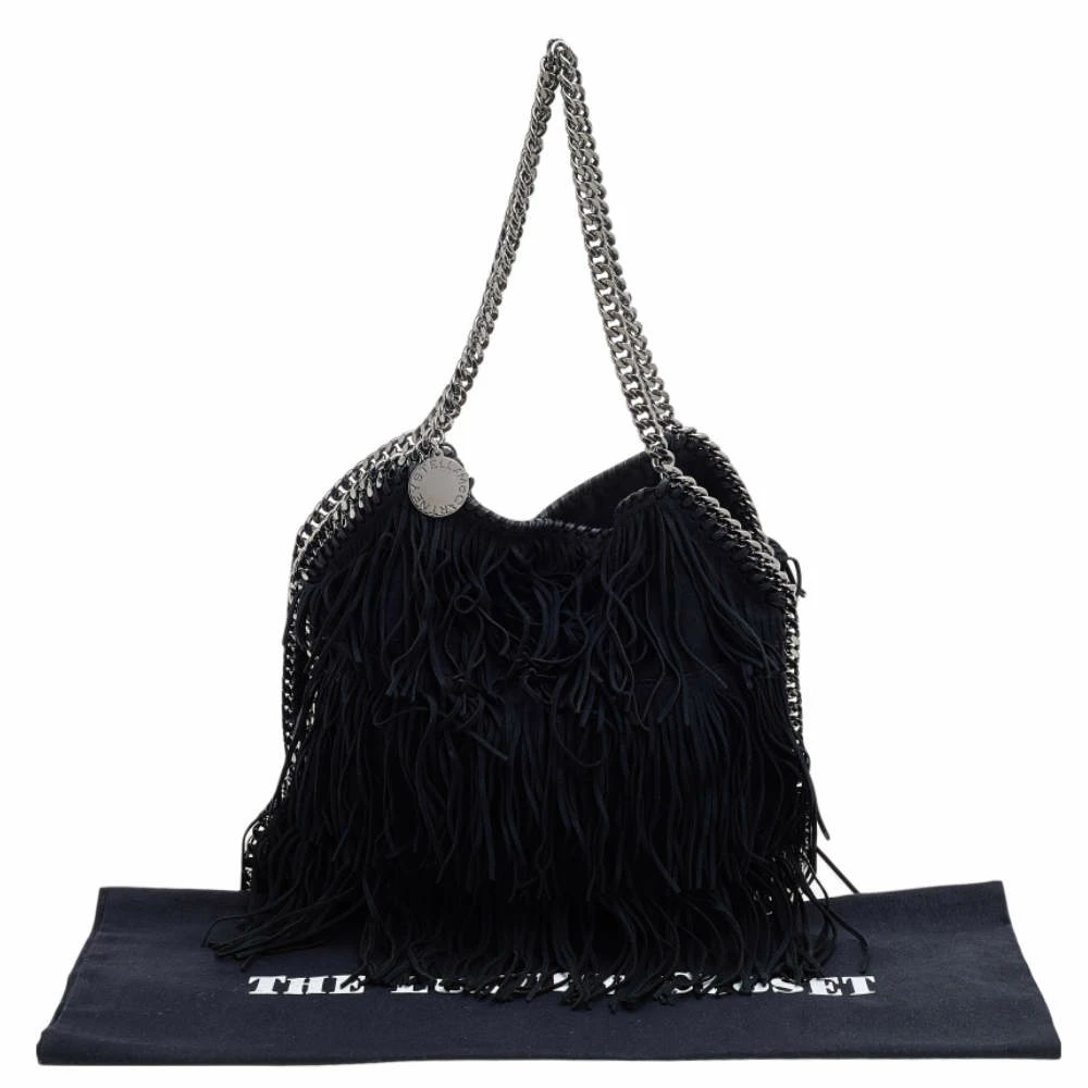 Coupon 🔔 Stella McCartney Black Faux Suede Falabella Tote For 👩 Women 😉 11 Coupon 🔔 Stella McCartney Black Faux Suede Falabella Tote For 👩 Women 😉 - Image 9