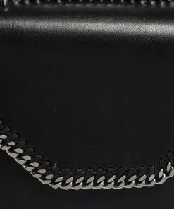 Deals 😀 Stella McCartney Black Faux Leather Falabella Star Box Bag For 👩 Women 🔥 -Stella McCartney Shop luxury women stella mccartney used handbags p576564 1642135318 005