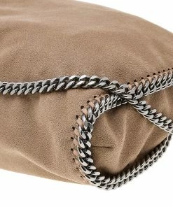 Best Sale 😀 Stella McCartney Beige Faux Leather Small Falabella Tote For 👩 Women 💯 -Stella McCartney Shop luxury women stella mccartney used handbags p580842 006