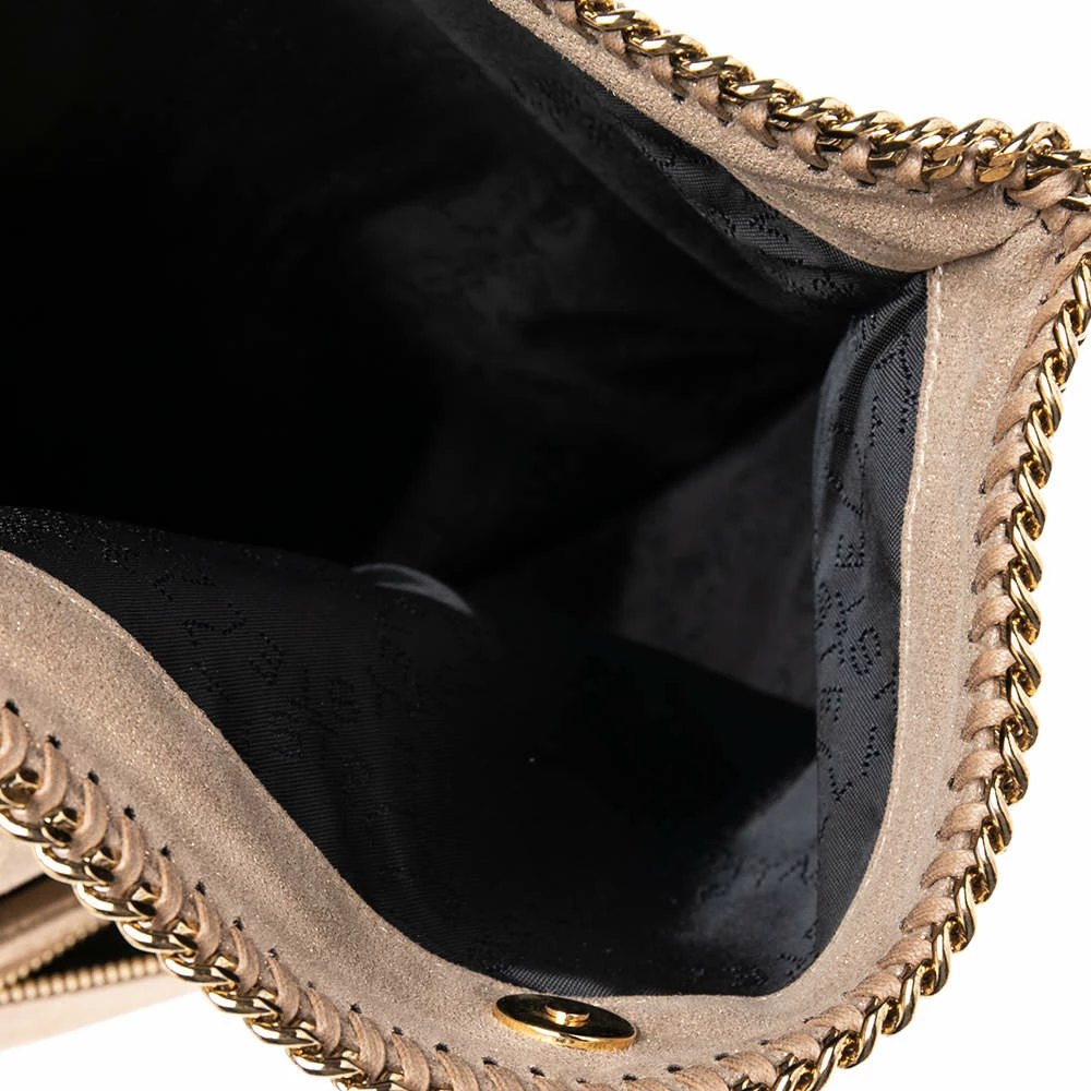 Top 10 ๐ฅฐ Stella McCartney Gold/Beige Shimmering Fabric Falabella Foldover Clutch For ๐ฉ Women ๐ 9 Top 10 ๐ฅฐ Stella McCartney Gold/Beige Shimmering Fabric Falabella Foldover Clutch For ๐ฉ Women ๐ - Image 7