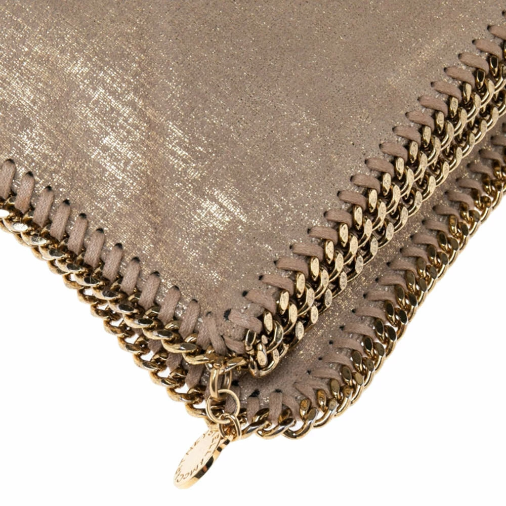 Top 10 ๐ฅฐ Stella McCartney Gold/Beige Shimmering Fabric Falabella Foldover Clutch For ๐ฉ Women ๐ 13 Top 10 ๐ฅฐ Stella McCartney Gold/Beige Shimmering Fabric Falabella Foldover Clutch For ๐ฉ Women ๐ - Image 11