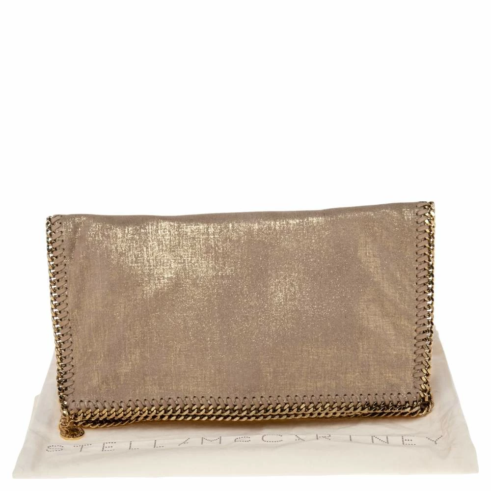 Top 10 ๐ฅฐ Stella McCartney Gold/Beige Shimmering Fabric Falabella Foldover Clutch For ๐ฉ Women ๐ 12 Top 10 ๐ฅฐ Stella McCartney Gold/Beige Shimmering Fabric Falabella Foldover Clutch For ๐ฉ Women ๐ - Image 10