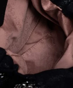 Cheapest 👍 Stella McCartney Black Faux Suede Mini Falabella Tote For 👩 Women 🌟 -Stella McCartney Shop luxury women stella mccartney used handbags p589182 004