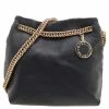 Deals 👏 Stella McCartney Black Faux Leather Noma Shoulder Bag For 👩 Women 🎁