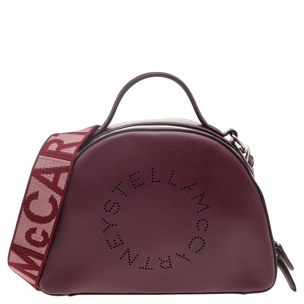 Coupon ๐ฅ Stella McCartney Burgundy Faux Leather Top Handle Bag For ๐ฉ Women โญ 3 Coupon ๐ฅ Stella McCartney Burgundy Faux Leather Top Handle Bag For ๐ฉ Women โญ