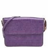 Coupon 🤩 Stella McCartney Purple Faux Crocodile Leather Flap Crossbody Bag For 👩 Women ❤️ -Stella McCartney Shop luxury women stella mccartney used handbags p598106 001