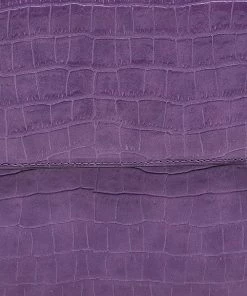 Coupon 🤩 Stella McCartney Purple Faux Crocodile Leather Flap Crossbody Bag For 👩 Women ❤️ -Stella McCartney Shop luxury women stella mccartney used handbags p598106 002