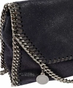 Budget ๐ Stella McCartney Navy Blue Faux Suede Falabella Flap Shoulder Bag For ๐ฉ Women โค๏ธ 19 Budget ๐ Stella McCartney Navy Blue Faux Suede Falabella Flap Shoulder Bag For ๐ฉ Women โค๏ธ -Stella McCartney Shop luxury women stella mccartney used handbags p598316 002