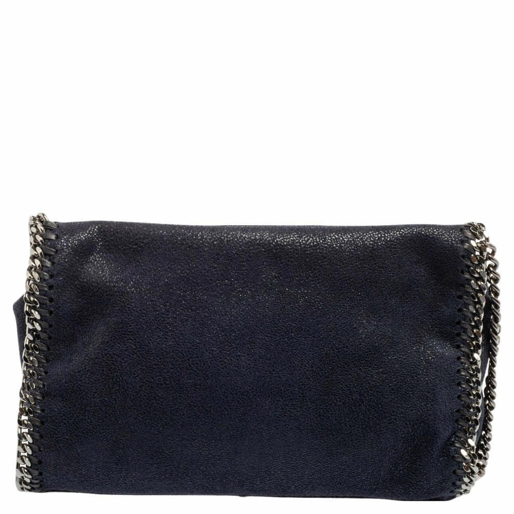Budget ๐ Stella McCartney Navy Blue Faux Suede Falabella Flap Shoulder Bag For ๐ฉ Women โค๏ธ 6 Budget ๐ Stella McCartney Navy Blue Faux Suede Falabella Flap Shoulder Bag For ๐ฉ Women โค๏ธ - Image 4