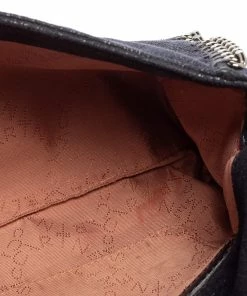 Budget ๐ Stella McCartney Navy Blue Faux Suede Falabella Flap Shoulder Bag For ๐ฉ Women โค๏ธ 21 Budget ๐ Stella McCartney Navy Blue Faux Suede Falabella Flap Shoulder Bag For ๐ฉ Women โค๏ธ -Stella McCartney Shop luxury women stella mccartney used handbags p598316 005