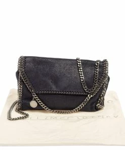 Budget ๐ Stella McCartney Navy Blue Faux Suede Falabella Flap Shoulder Bag For ๐ฉ Women โค๏ธ 25 Budget ๐ Stella McCartney Navy Blue Faux Suede Falabella Flap Shoulder Bag For ๐ฉ Women โค๏ธ -Stella McCartney Shop luxury women stella mccartney used handbags p598316 012
