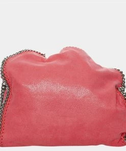 Flash Sale 🔔 Stella Mccartney Pink Vegan Leather Falabella Shoulder Bag For 👩 Women 😉 -Stella McCartney Shop luxury women stella mccartney used handbags p606363 001